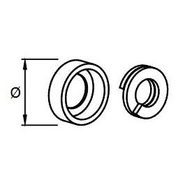 Arandelas Espiral Pasador Lateral Caterpillar