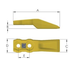 Dientes Monoblock Mini A Ras