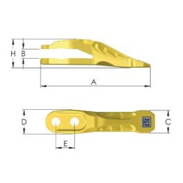 Dinetes Monoblock Jcb
